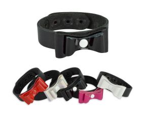 3351-10 - Браслет с лаковым черным бантиком 3351-10 - Браслет с лаковым черным бантиком