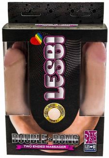 057103 Фаллоимитатор сдвоенный Lesbi Touch 