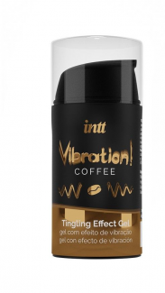 VIB0005 Жидкий интимный гель с эффектом вибрации Vibration! Coffee - 15 мл.