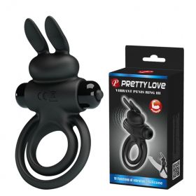 BI-210206 Эрекционное виброкольцо Vibrant Penis Ring III с клиторальным кроликом BI-210206 Эрекционное виброкольцо Vibrant Penis Ring III с клиторальным кроликом