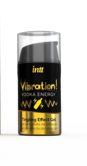 VIB0003 Жидкий интимный гель с эффектом вибрации Vibration! Vodka Energy - 15 мл.