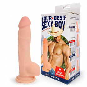 EE-10226 ФАЛЛОИМИТАТОР L 150 мм D 40 мм, киберкожа