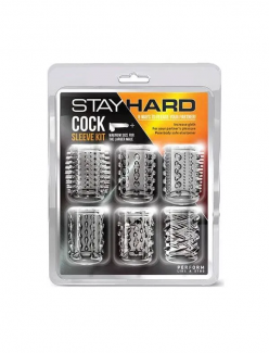 BL-60612 Набор из 6 насадок на пенис, прозрачный, силикон, 5cm * 3.3cm Набор из 6 насадок на пенис, прозрачный, силикон, 5cm * 3.3cm