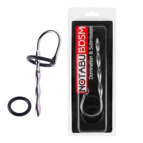 NTU-80400 СТИМУЛЯТОР УРЕТРАЛЬНЫЙ (плуг) L 100 мм D 8 мм, D кольца 25x30 мм NTU-80400 СТИМУЛЯТОР УРЕТРАЛЬНЫЙ (плуг) L 100 мм D 8 мм, D кольца 25x30 мм